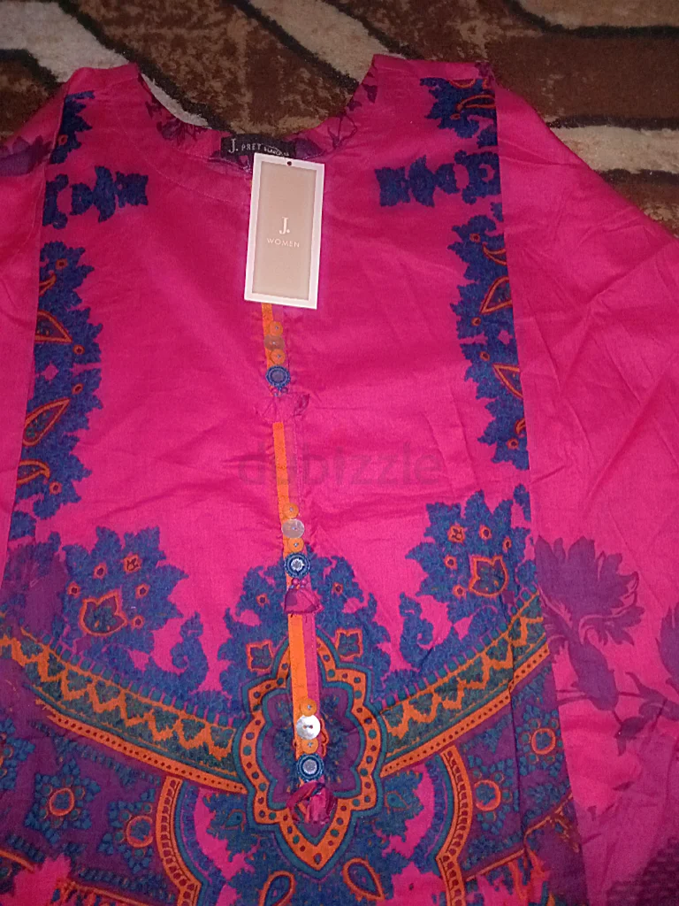 J. Lawn suit fully stitched LX LARGE .STUNNING PAKISTANI TRADITIONAL SUIT.63240123363585112