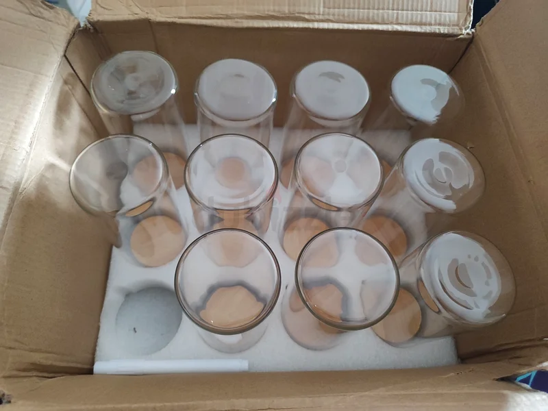 Stylish Glass Storage Jar with Bamboo Lid63215872682243113