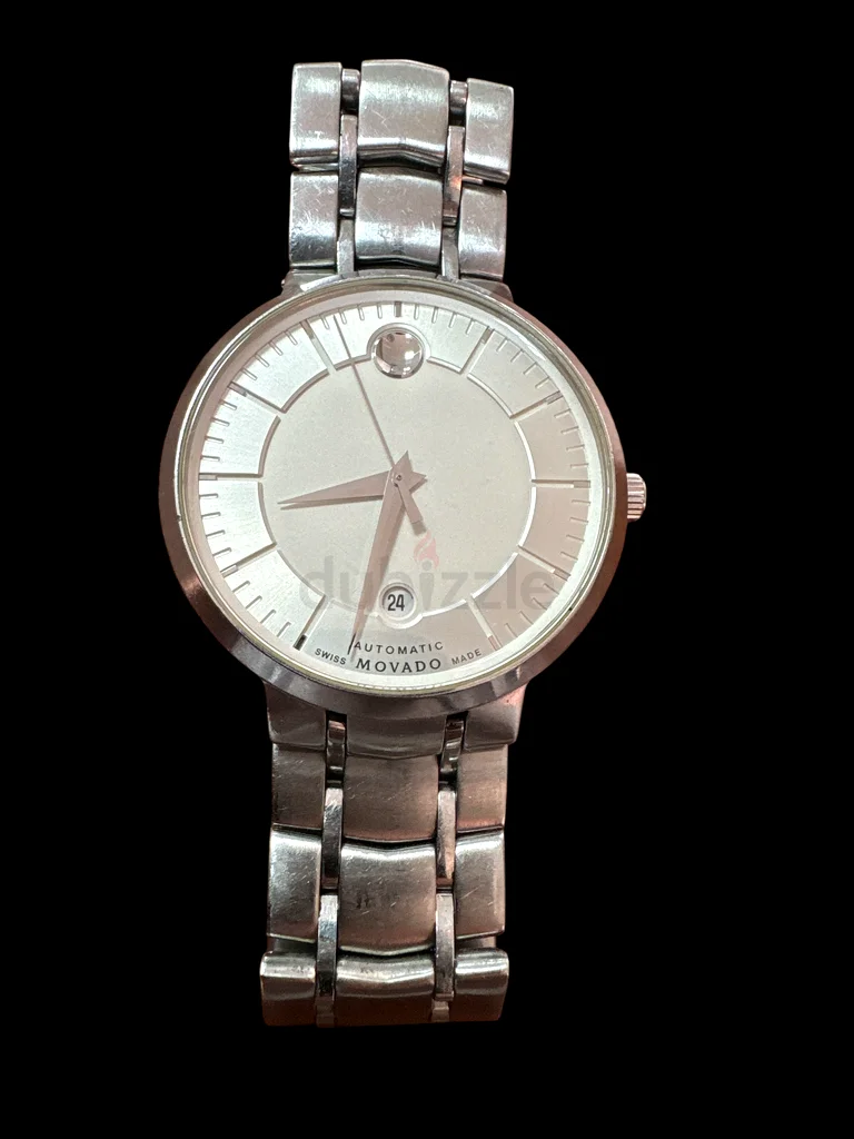 Movado Mens Analogue Classic Automatic Watch with Stainless Steel Strap 606915, Silver-tone, Bracele63241131220739112