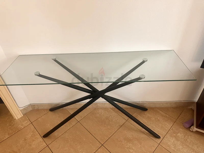 Stylish Glass Dining Table Set with Chairs for urgent sale63216835531906111