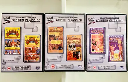 3 Classic WWF Wrestling DVD’s