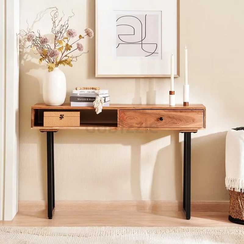 Charlotte console table - Natural wood63216836040323113