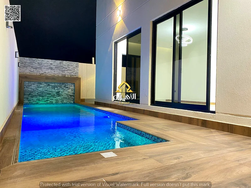 🏡🏊‍♂️ Villa with a swimming pool, including electricity, water and air conditioning - spacious interior divisions and hotel finishes - freehold for63901904443650111