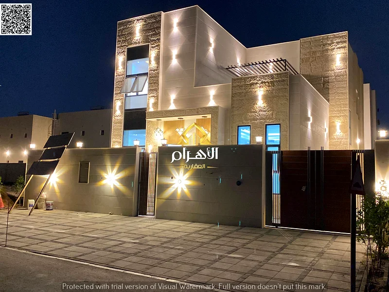 A villa with a price including registration and ownership fees on the main street, ready for occupancy in the most upscale areas of Ajman, freehold fo63900609232002111