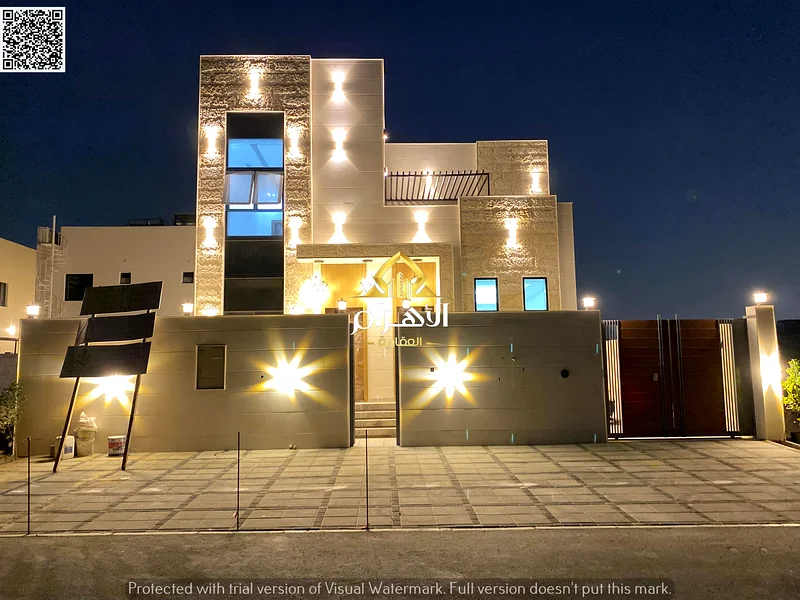 A villa with a price including registration and ownership fees on the main street, ready for occupancy in the most upscale areas of Ajman, freehold fo63900609232002110