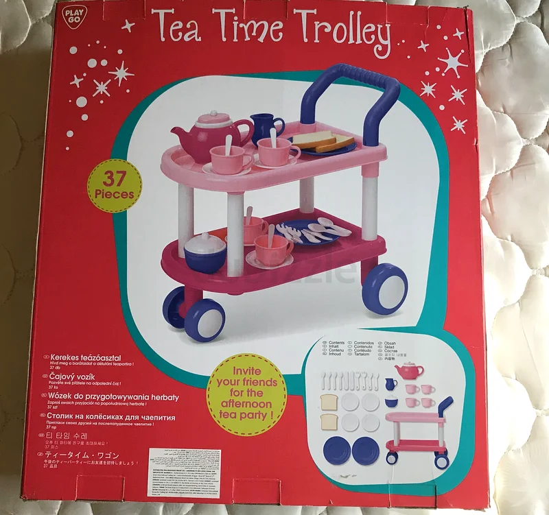Delightful Tea Time Trolley Set - 37 Pieces for Fun Playtime!63226787190017111