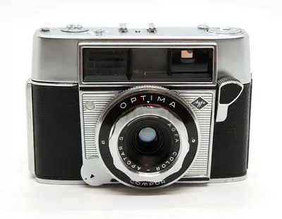 Agfa Optima 35mm Film Camera w/Color Apotar S Lens
