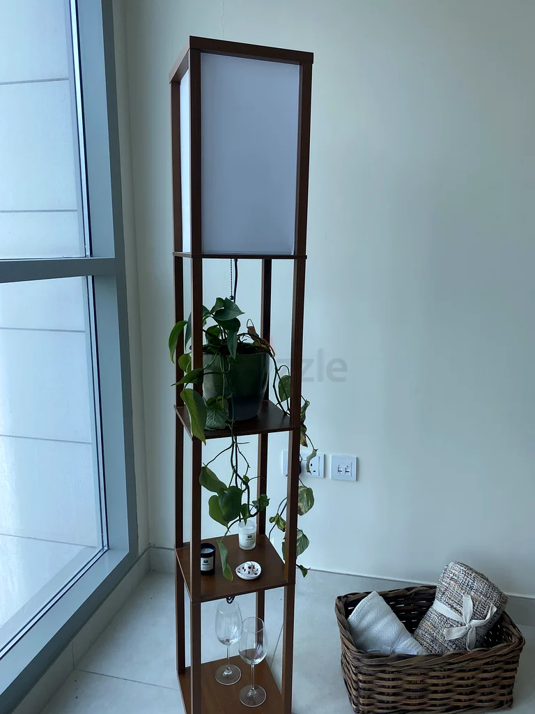 Stylish Floor Lamp with Shelves.63180359945219112