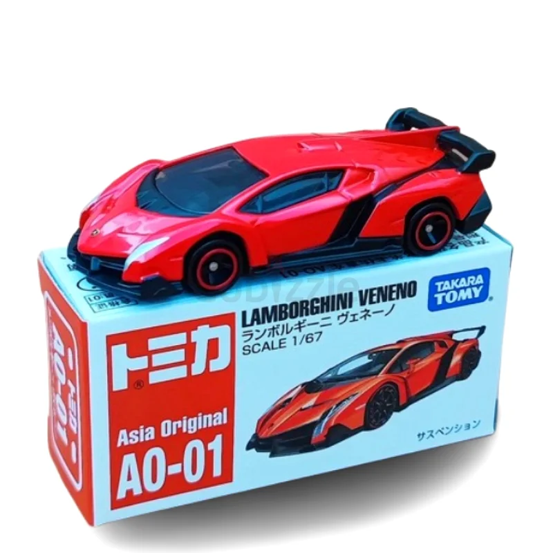 Takara Tomy A0-01 Lamborghini Veneno Miniature Car - Limited Edition632283147184651124