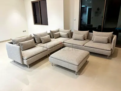 IKEA SÖDERHAMN Corner Sofa With Ottoman