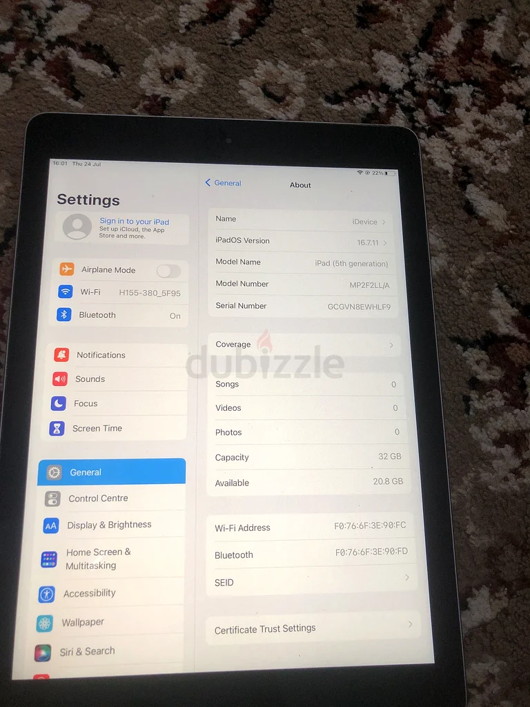 آي باد الجيل الخامس 32 جيجابايت63216357150722112