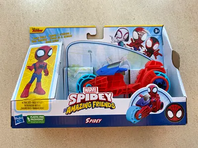 Marvel Spidey and his Amazing Friends Spidey and Motorbike - BRAND NEW