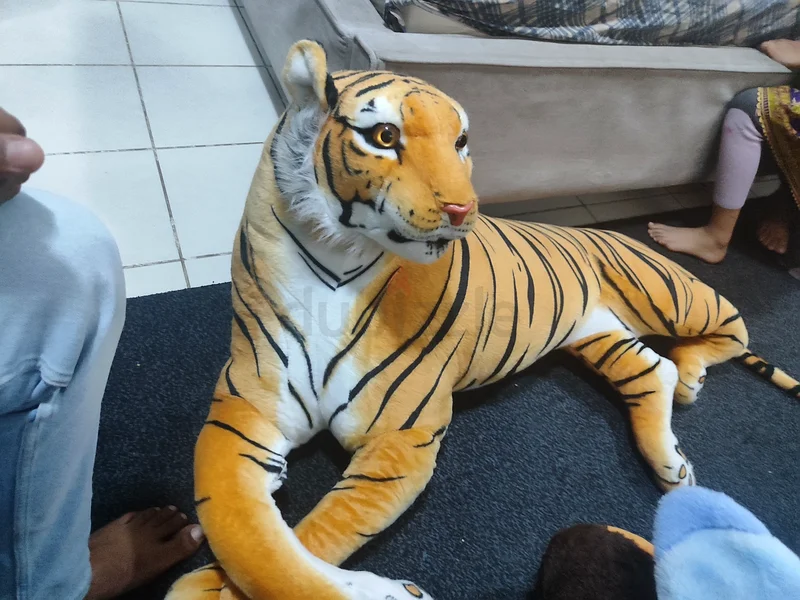 Cuddly Plush Big Tiger Toy for Your Little Explorer!63202189578755111