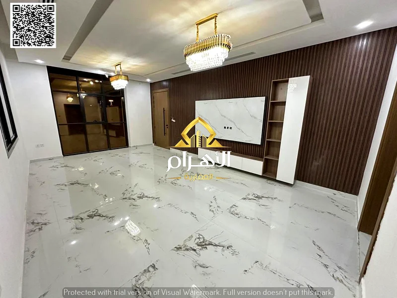 Own a villa without down payment, including registration and ownership fees. A new villa, bank financing, distinctive design, Al Helio area, Ajman, 463900508257155112