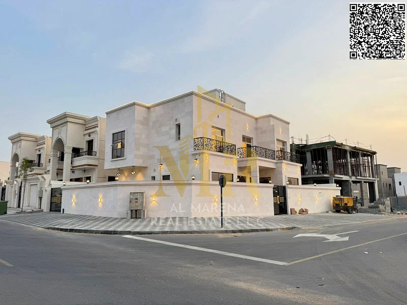 🔑 Luxury Villa for Sale in Al Helio 2 | Corner of Two Streets Area: 4,000 sq ft | Private Pool Freehold 🚪 Price: AED 2,300,000 (Negotiable) 📐 🏡 Ow63899978816002113