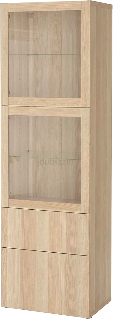 Stylish IKEA Wooden Display Cabinet for Sale!63150035928066114