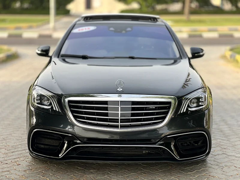 مرسيدس S550 موديل 2015 وارد امريكا كلين تايتل محول كيت S63 كامل63157444894594111