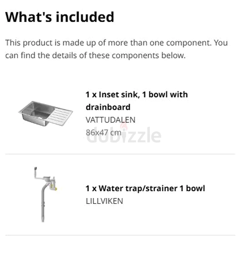 Over 30% DISCOUNT - BRAND NEW - IKEA Kitchen Sink63221848663297111
