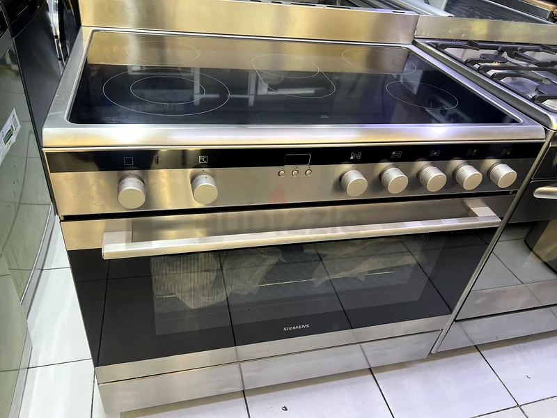 فرن كهربائي من سيمنس 5 مناطق 90 × 60 سم، طراز HK9K9V850M، مع التوصيل والضمان63262942512002112