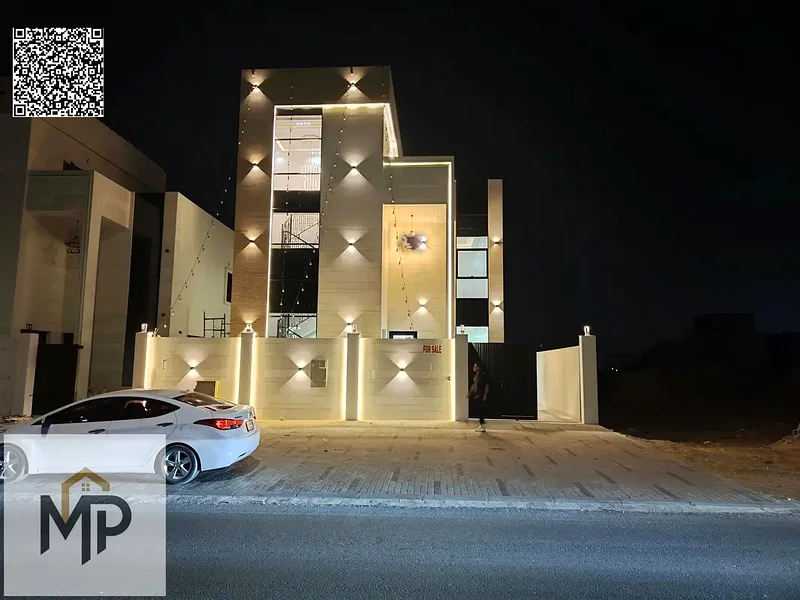 فيلا فاخرة بتصميم عصري في الحيلو، عجمان، 3 طوابق على شارع رئيسي مع مناطق واسعة بسعر ممتاز، متضمنة التسجيل63899876638721110