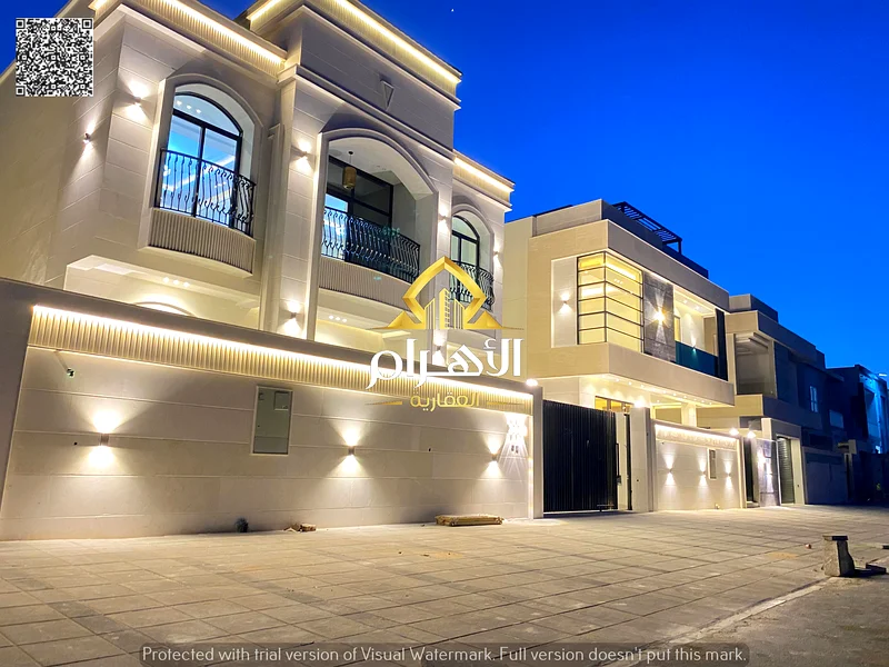 تصميم كلاسيكي مميز يشمل رسوم التسجيل ورسوم الملكية - طابقان وسطح - تكييف مركزي - موقع متميز dir63881481313539112