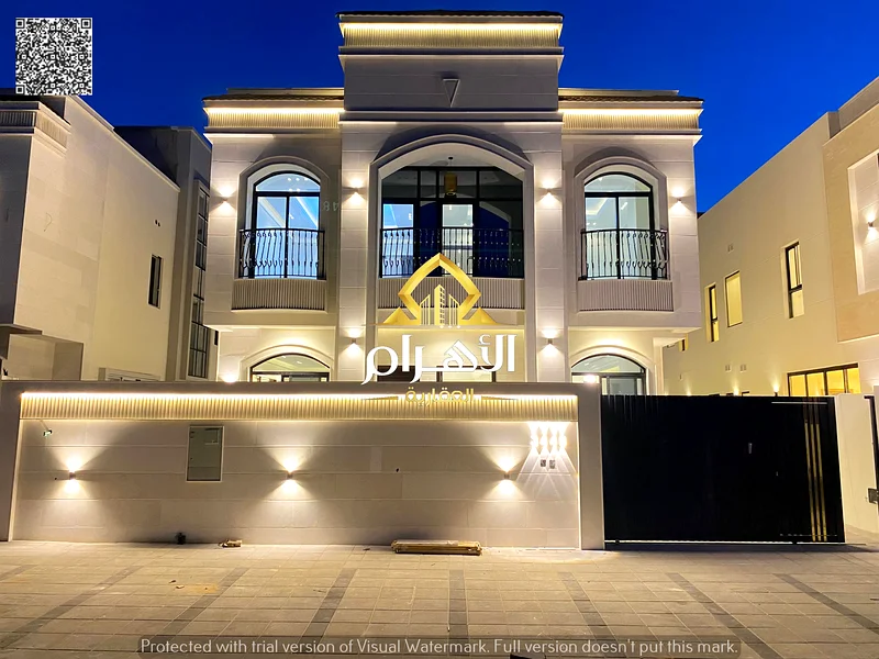 تصميم كلاسيكي مميز يشمل رسوم التسجيل ورسوم الملكية - طابقان وسطح - تكييف مركزي - موقع متميز dir63881481313539110