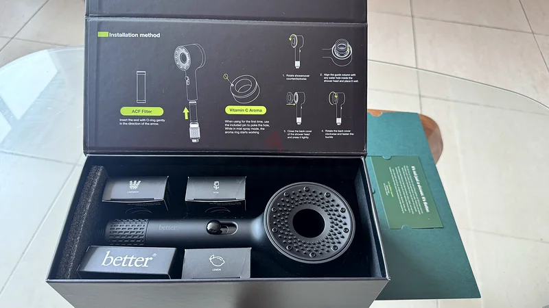 2291 - Better Showerhead - Filtered Shower Head with Aromatherapy Pods - Removes Chlorine63180834191362113