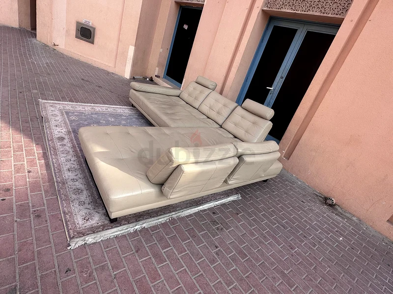 بيع أريكة جلدية إيطالية فاخرة بجودة عالية على شكل حرف L وذات وظائف متعددة من ناتوتساي63185233263491111