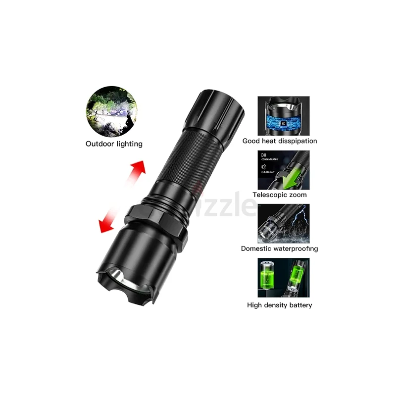 Brighten Your Path: Rechargeable Flashlight for Sale63253483582594112