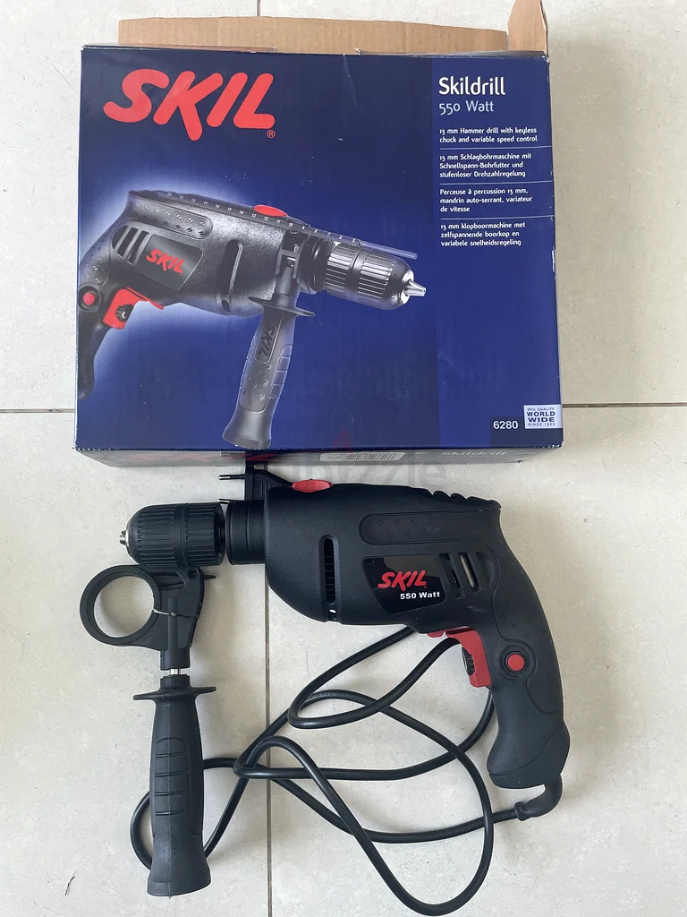 Powerful SKIL 550W Drill - Perfect for DIY Projects! + 114 pcs63168985726081114