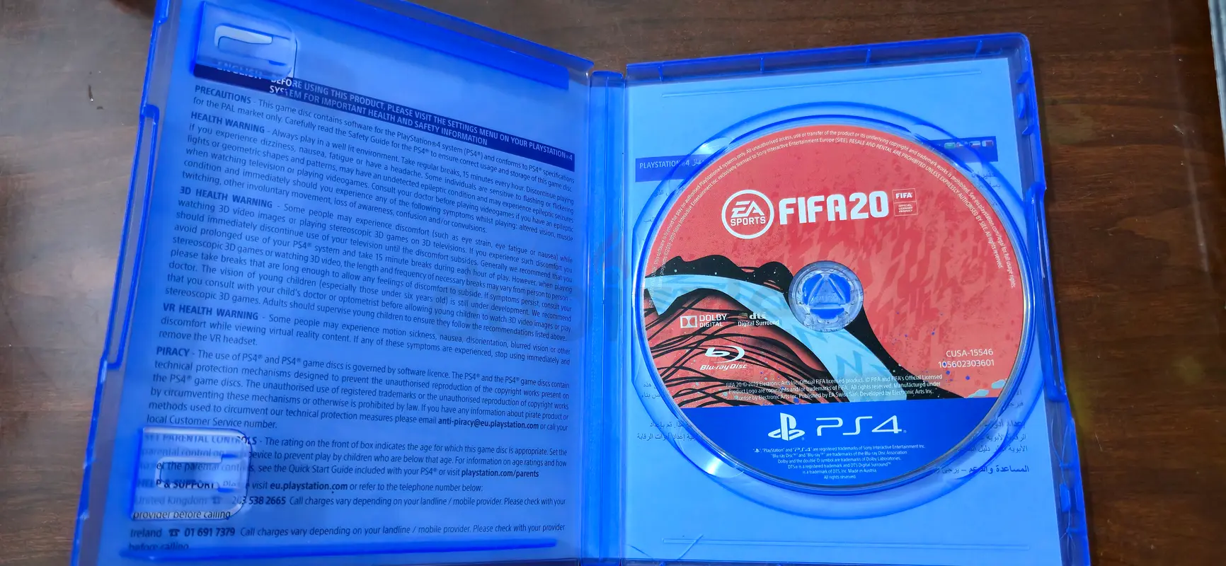 PS4 game disc