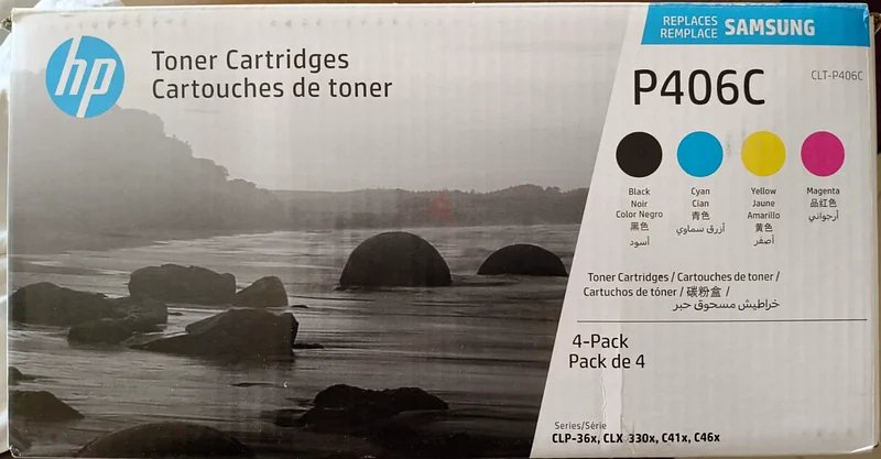 خرtridges حبر HP - مجموعة توافقية من 4 خراطيش P406C63260223802883111