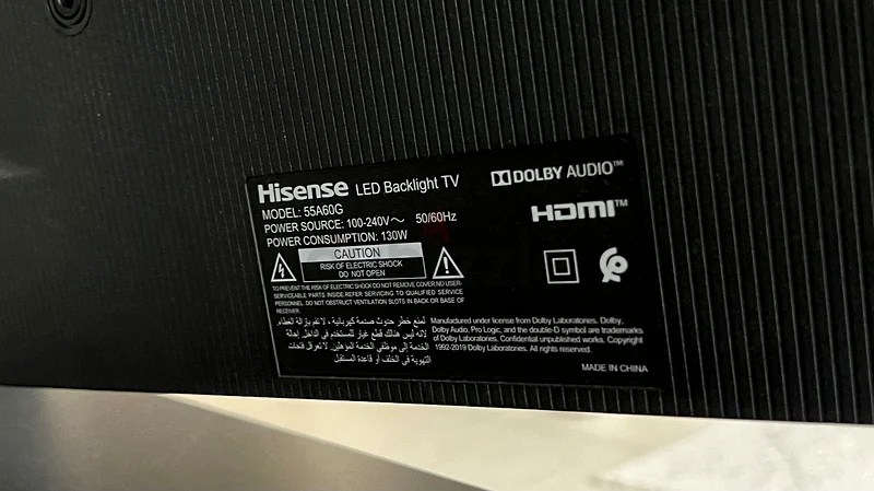 تلفزيون هيسنس 4K فائق الوضوح 55A60G63164784811521111
