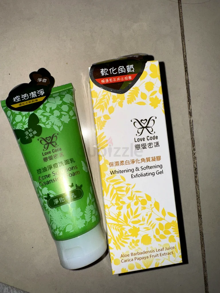 Dr. Satin love code acne face wash and whitening exfoliating gel63241130583555110