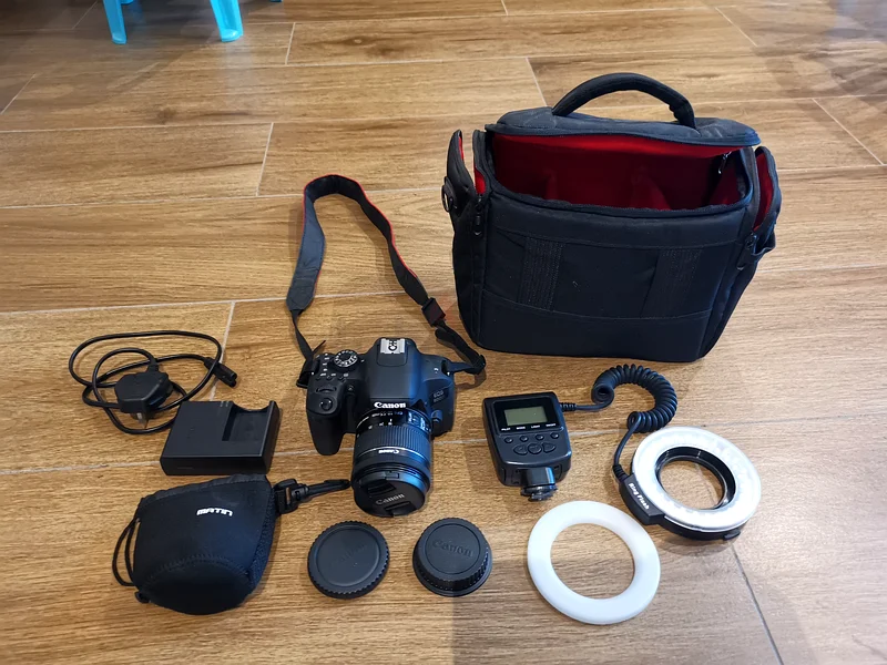 كاميرا كانون EOS 800D/ريبل T7i طقم (عدسة EF-S 18-55 مم f/4-5.6 IS STM)63240633448067114