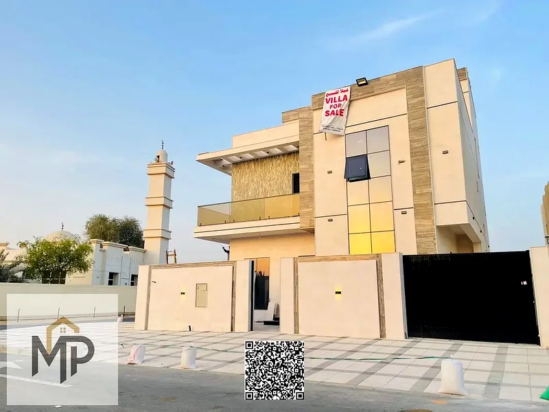 فرصة لا تتكرر، فيلا فاخرة للبيع في الحيلو 2، عجمان، مع تشطيبات فاخرة وموقع متميز قريب من المسجد.63902754718850113