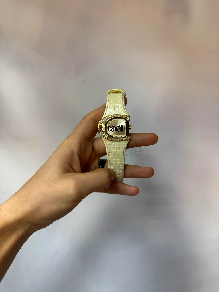 Just Cavalli Gold Plated Stainless Steel JC Logo 2H 7251160575 Women's Wristwatch 35mm632406348906251125