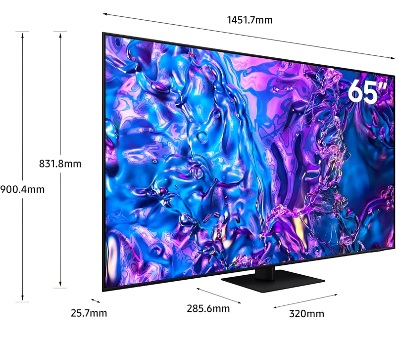 تلفزيون سامسونج QLED بحجم 65 بوصة من طراز Q70D مع ضمان من الشركة لمدة 8 أشهر63164784765697112