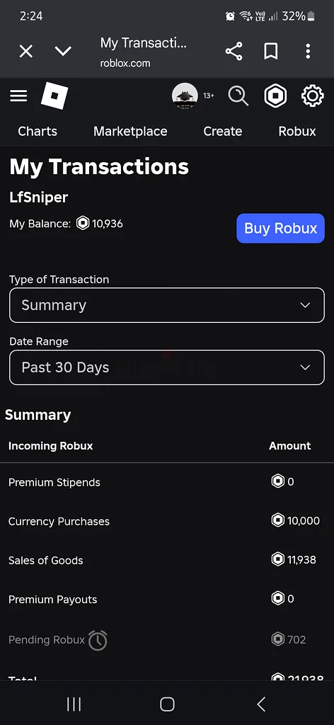 Roblox account very stacked (11k+ robux) (Cash only)632316942753301113
