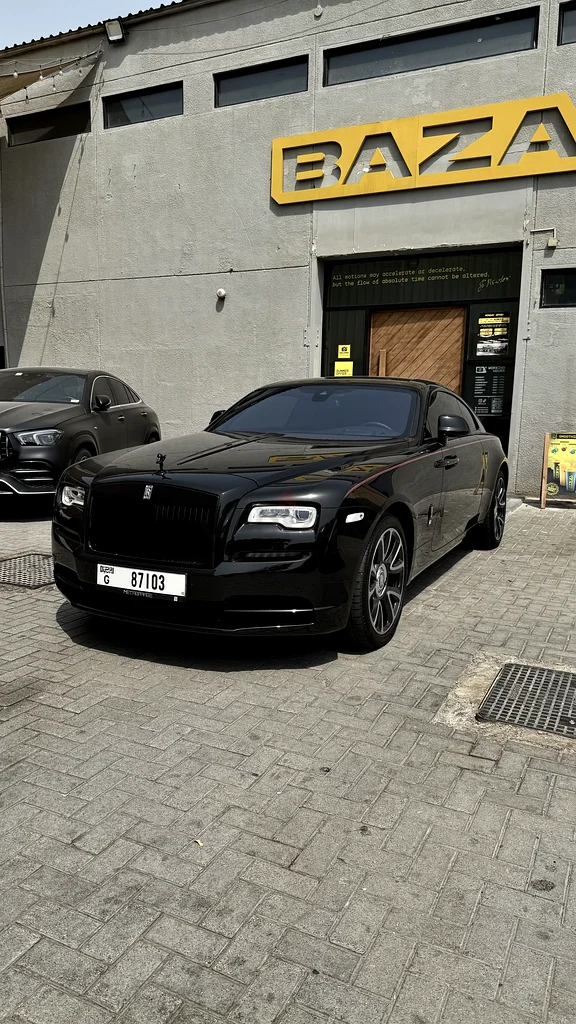 2018 ROLLS ROYCE WRAITH BLACK BADGE 4 BUTTON / GCC / STARLIGHT / Contract Service in RR dealer631752633422101127