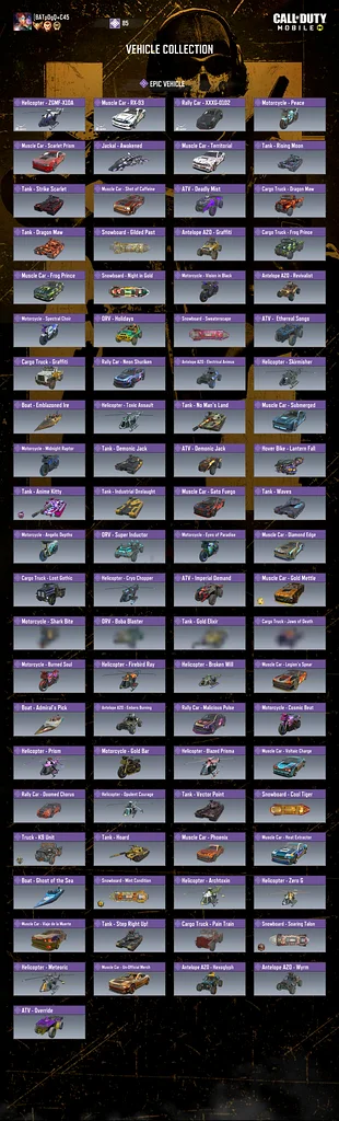 Elite codm Account for Sale - Level 400! Call of Duty, 7 mythic guns 2 maxed, 37 legendary guns,63205366868737111