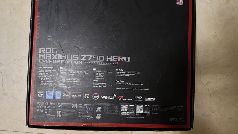 Asus Rog Maximus z790 Hero Eva 02 Edition Limited Edition63258146352002112