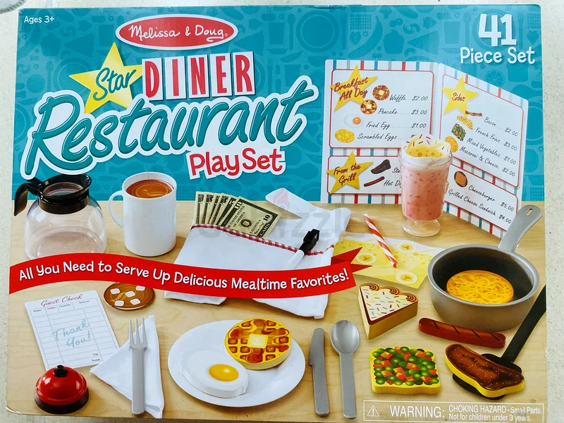 Melissa and Doug Star Diner Restaurant Play Set63227806786051112
