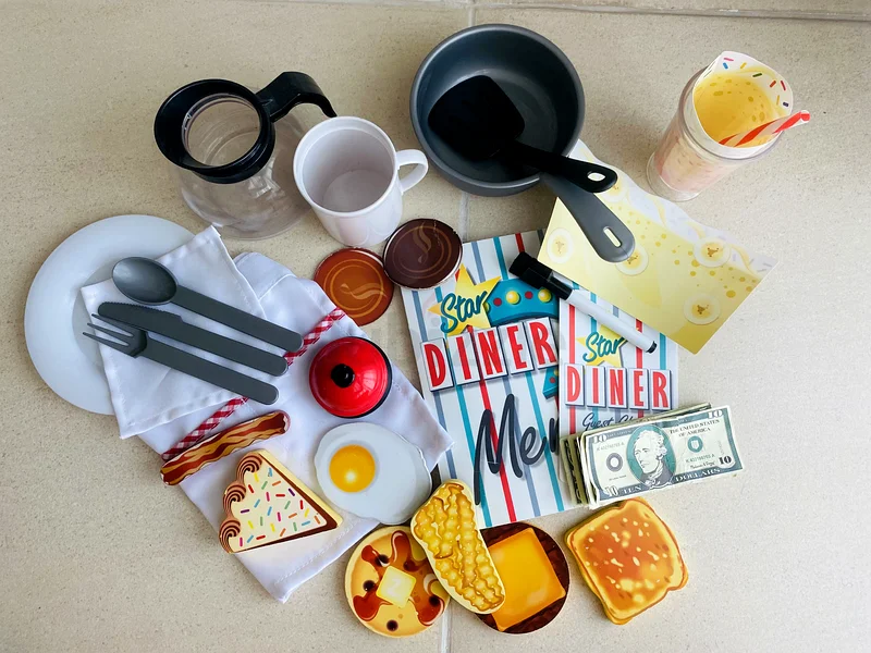 Melissa and Doug Star Diner Restaurant Play Set63227806786051111