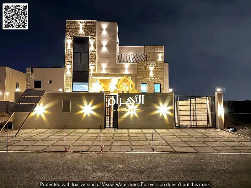A villa with a price including registration and ownership fees on the main street, ready for occupancy in the most upscale areas of Ajman, freehold fo63900609206657111