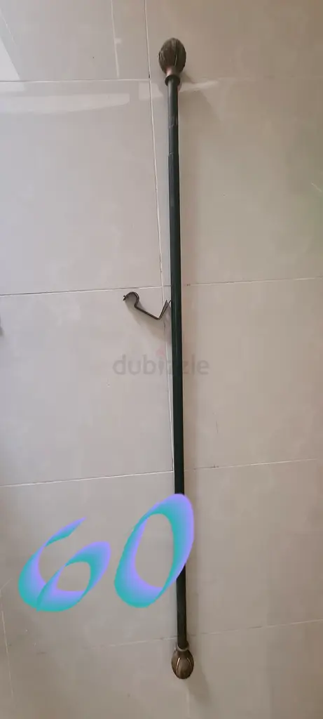 Elegant Curtain Rod with Antique Finish