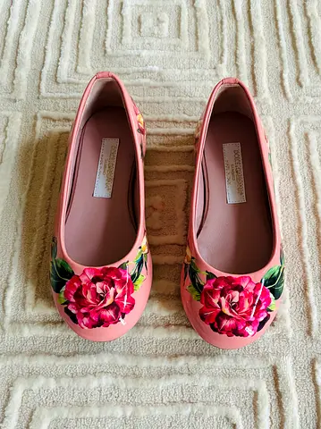 Dolce  Gabbana Bambino ballerina flats - Size 25 EU