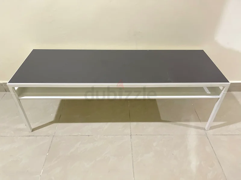 مقعد متعدد الاستخدامات، 120 سم × 35 سم. يمكن استخدامه من الجانبين (أبيض ورمادي داكن)63185752956035113