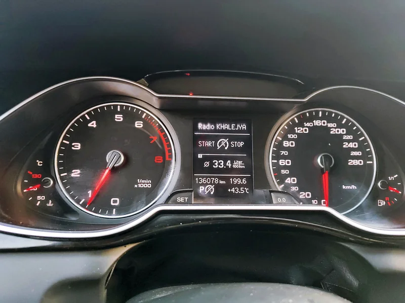Audi A4 2.0 Quattro - 2013 - Milage 136K - Dubai63224793247875114