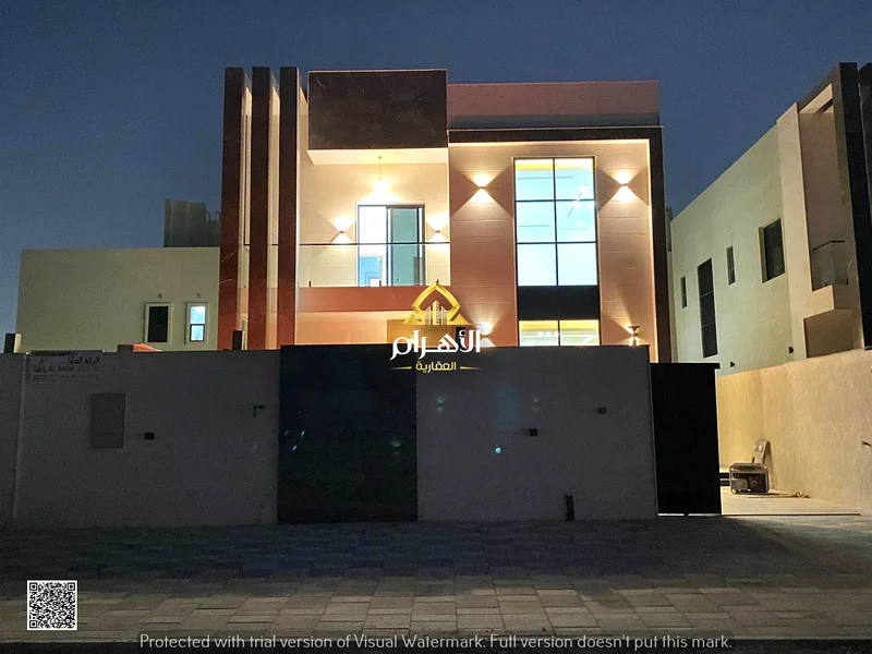 للبيع - فيلا فاخرة مع مسبح في عجمان، تشطيبات عالية الجودة، تصميم عصري، تشمل التسجيل والملكية63903291489409111